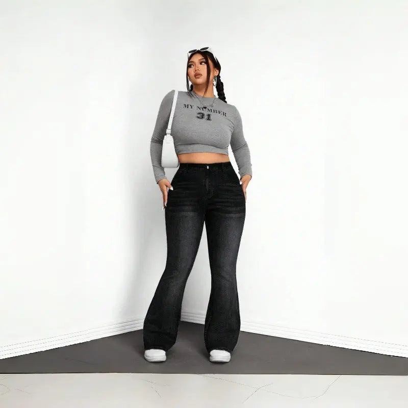 Elastic Plus Size Women&