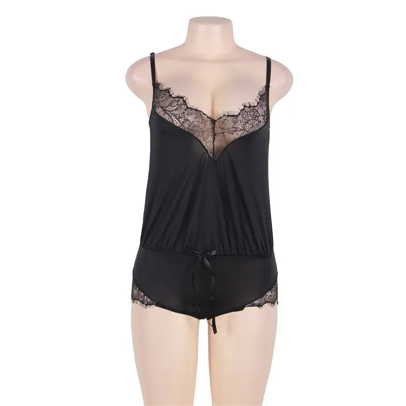 plus size sexy nightwear romper