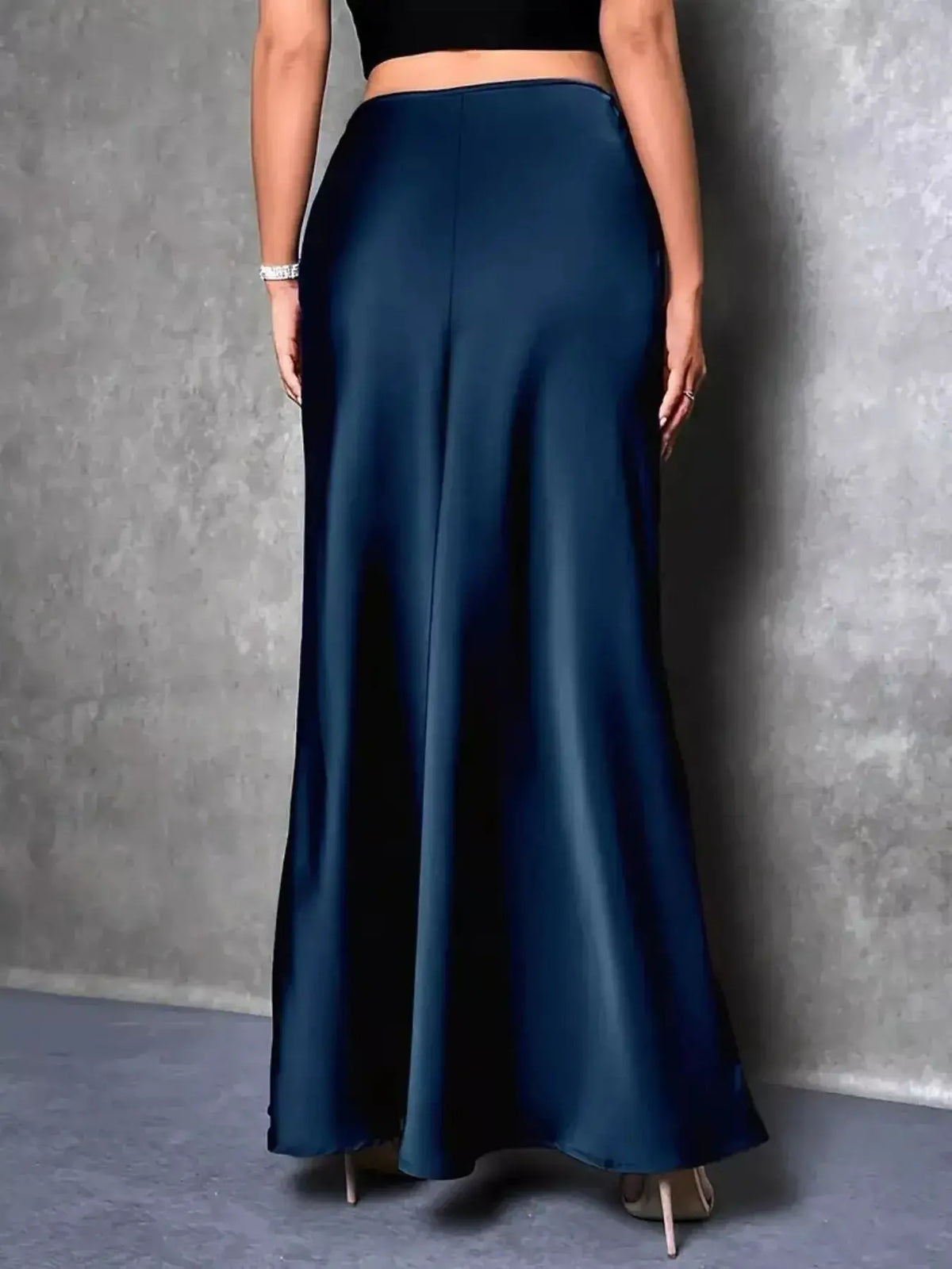 Satin Maxi Skirt 3