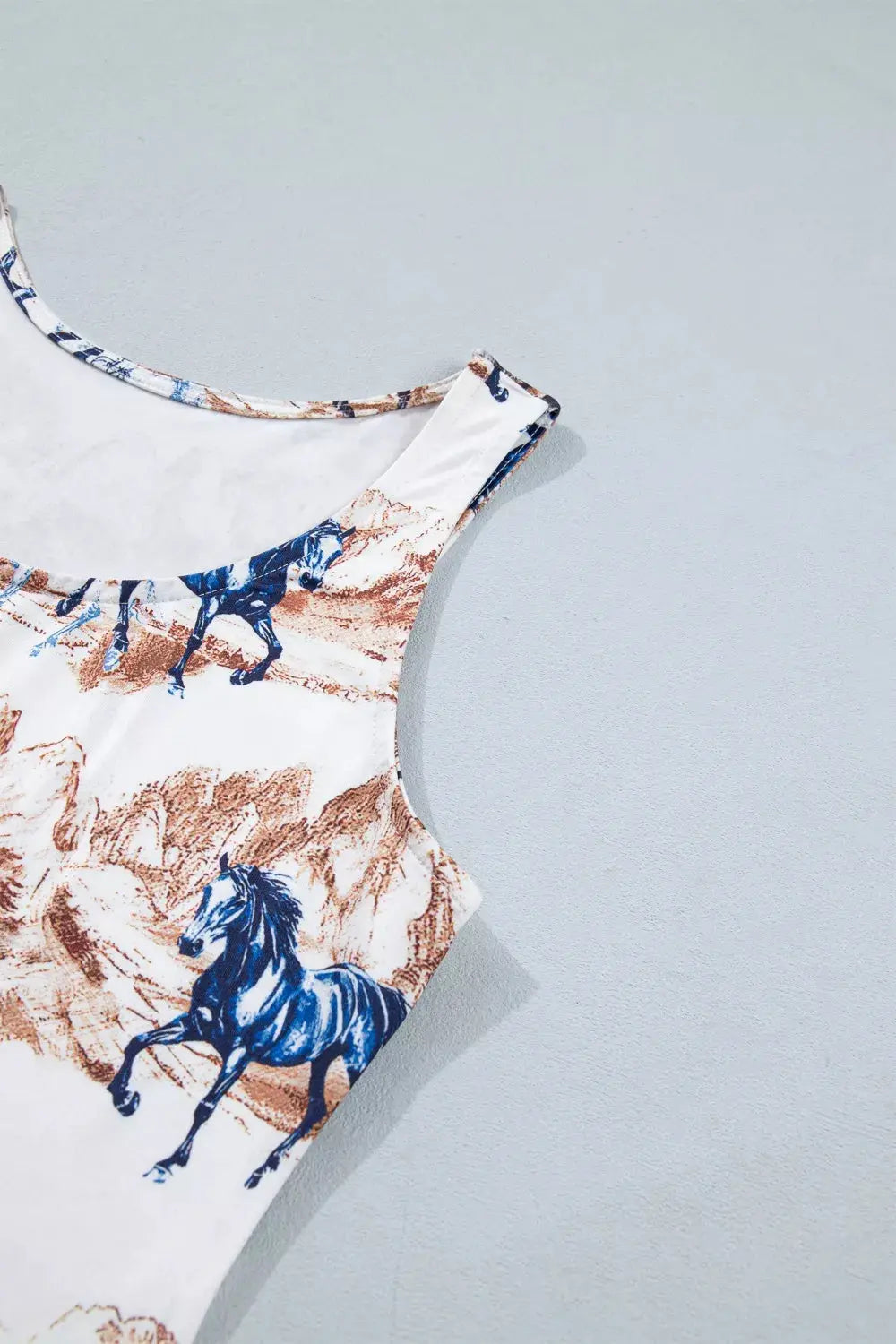 Horse Hat Western Slim Tank Top 6