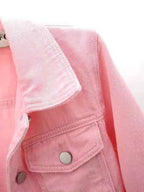 Cropped  Denim Jacket Plus Size