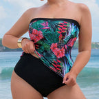 Plus Size Swimwear for Women, Bikini Set for Hot Springs and Beach