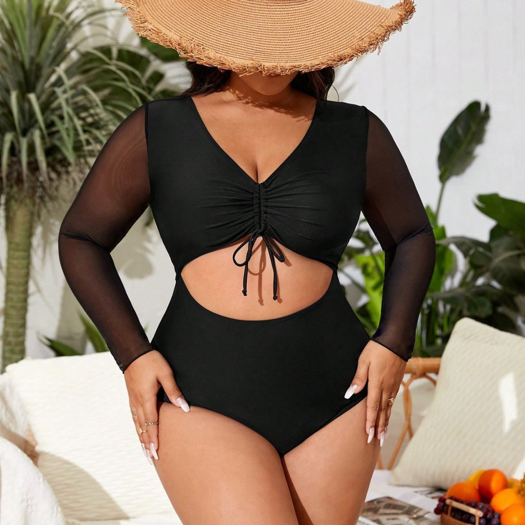 Ready-to-ship Plus Size One-Piece Swimsuit