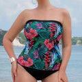 Plus Size Swimwear for Women, Bikini Set for Hot Springs and Beach