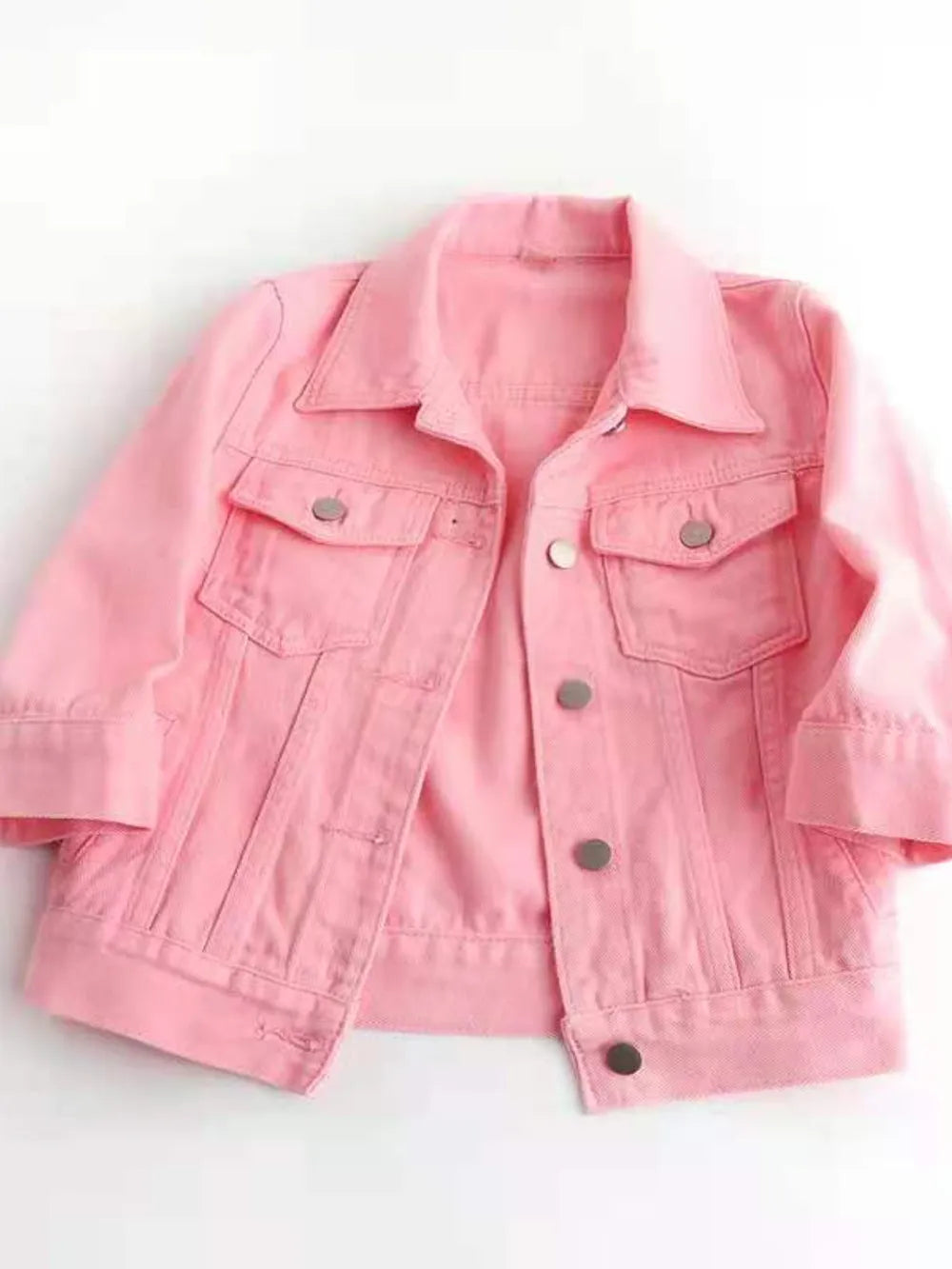 Cropped  Denim Jacket Plus Size