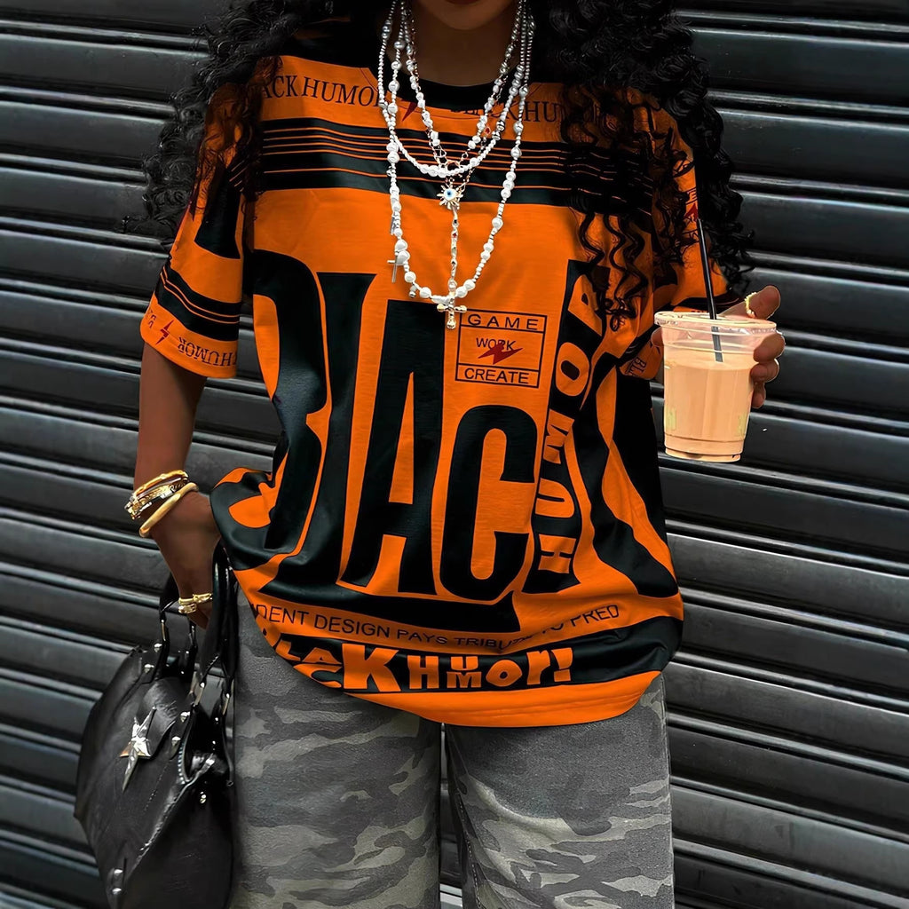 Large and Regular Size Women's Clothing for  Sports Casual Wear Plus Size Women's Tops