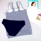 Bikini  plus size swimwear women separate swimsuit padded tankini swimsuits