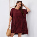 Customized Style Plus Size Loose Women's Dress