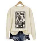 Skull skull book flower pattern printed long sleeved shirt
