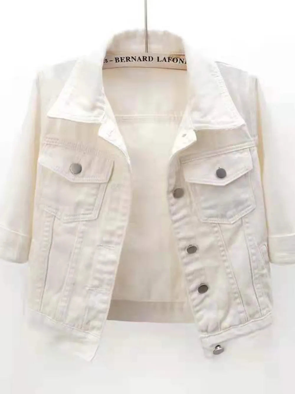 Cropped  Denim Jacket Plus Size
