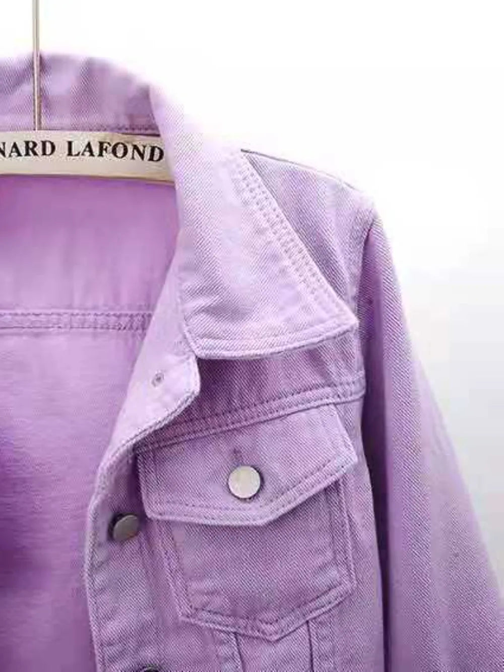 Cropped  Denim Jacket Plus Size