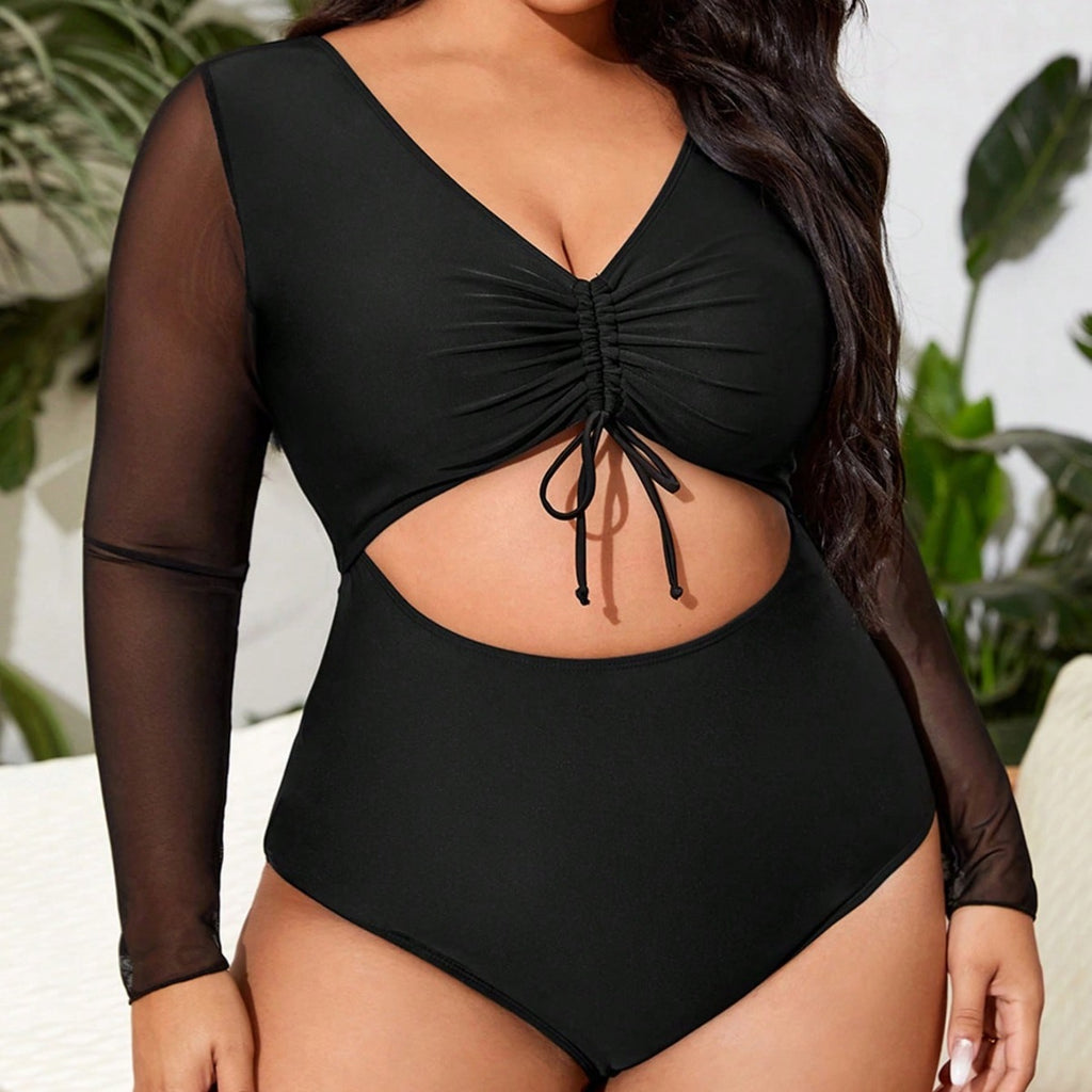 Ready-to-ship Plus Size One-Piece Swimsuit