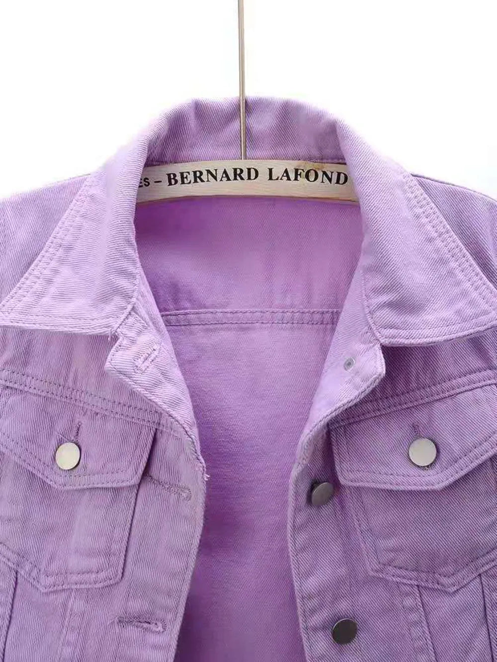 Cropped  Denim Jacket Plus Size
