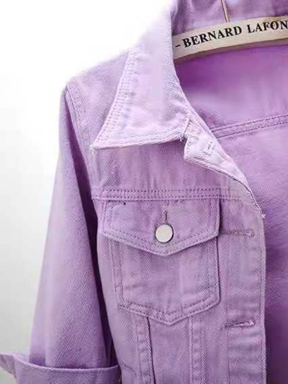 Cropped  Denim Jacket Plus Size