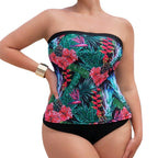 Plus Size Swimwear for Women, Bikini Set for Hot Springs and Beach