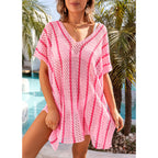 Bikini Cover-Up Dress Plus Size Loose Kaftan for Women