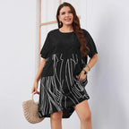 Customized Style Plus Size Loose Women's Dress