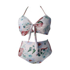 Split Swimwear Plus Size High Elasticity with Back