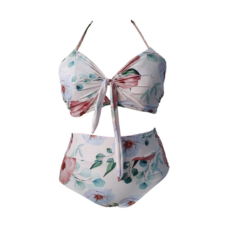 Split Swimwear Plus Size High Elasticity with Back