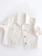 Cropped  Denim Jacket Plus Size