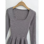 Knit Dresses for Formal Occasions Mini Party Dress Elegant and Beautiful Women's Dresses Slim Fit Long Sleeve Dress