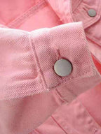 Cropped  Denim Jacket Plus Size