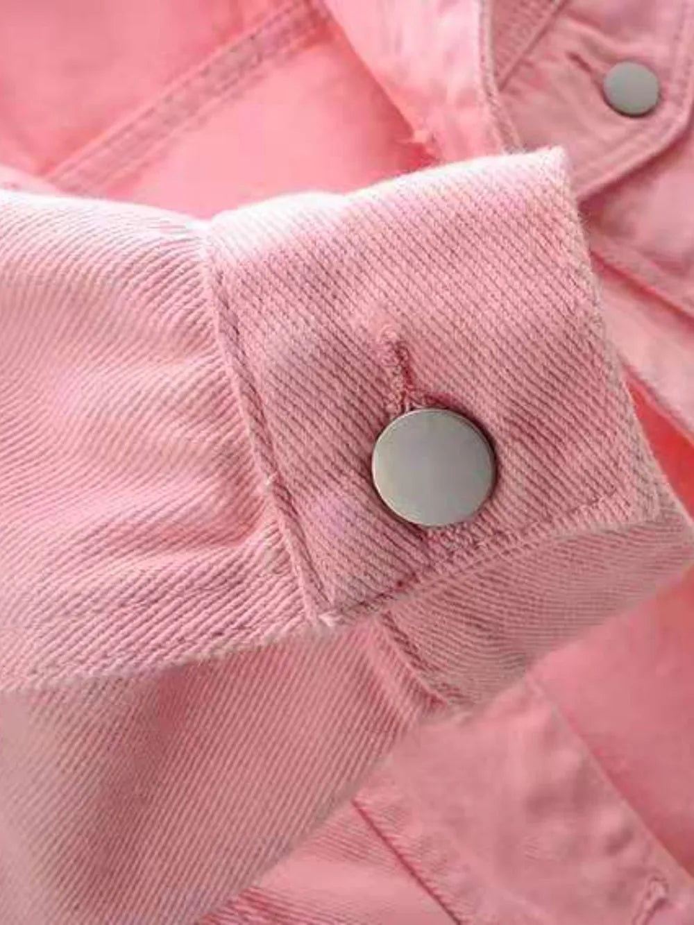 Cropped  Denim Jacket Plus Size