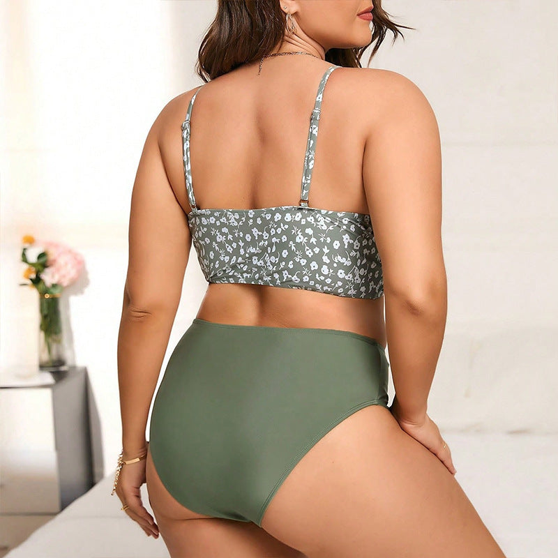 Bikini Set Plus Size Swimwear for Women Beach Hot Spring Swimwear