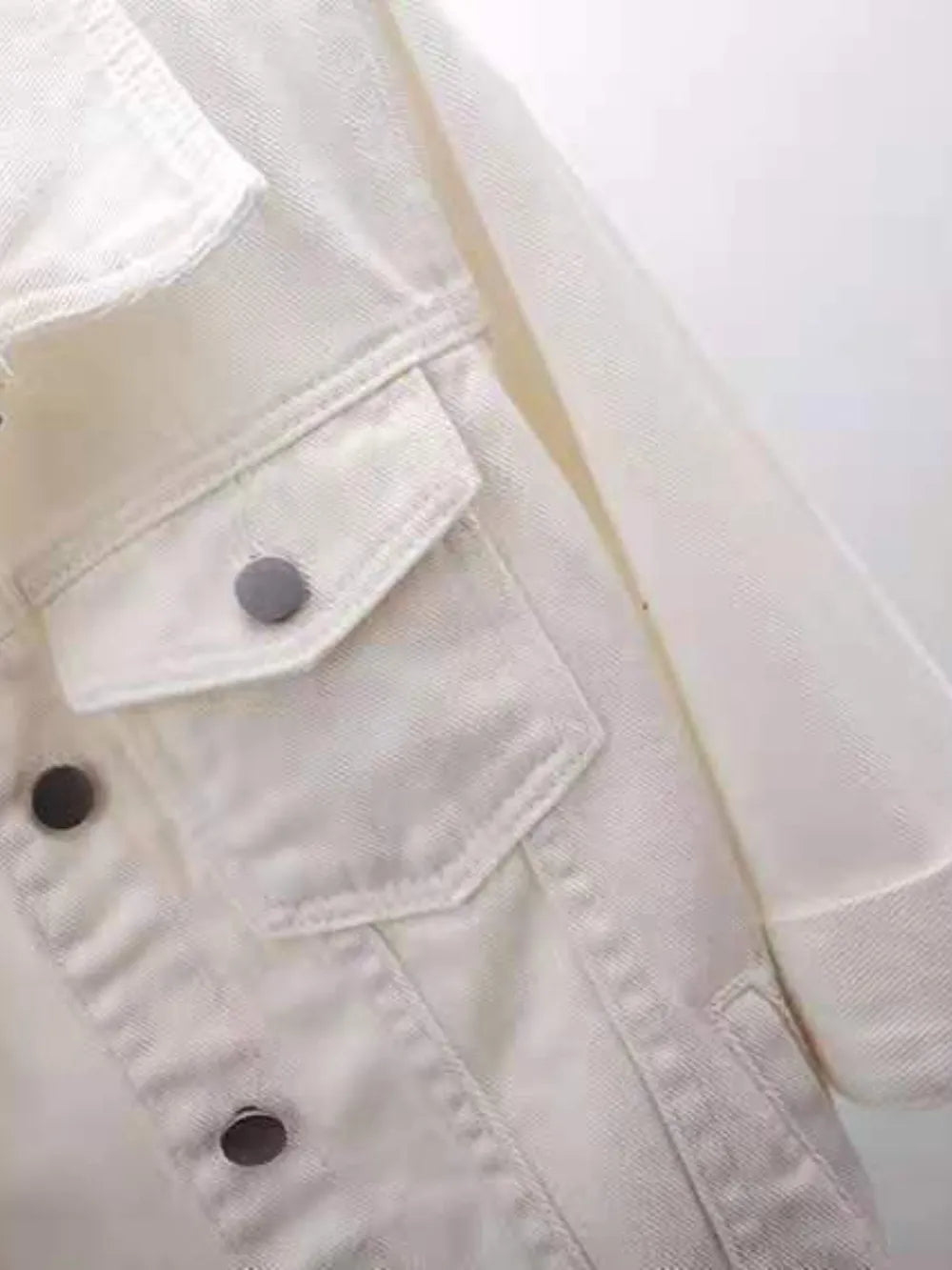 Cropped  Denim Jacket Plus Size