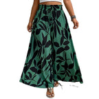 Summer casual pants, high waist wide leg pants, plus size women's clothing, plus size women's pants, plus size women's pants