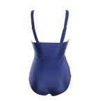 plus-size tummy-hiding slimming one-piece swimsuit for women