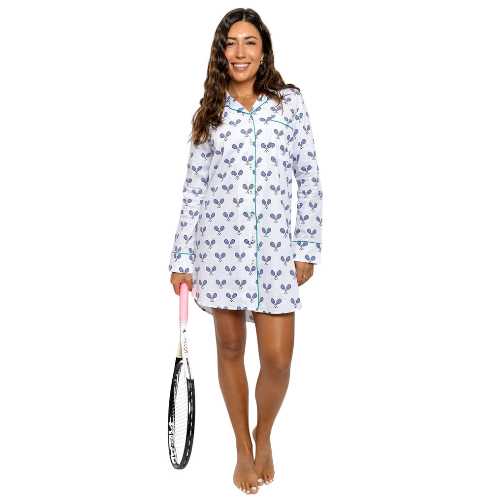 Women's Tennis Navy Night Shirt