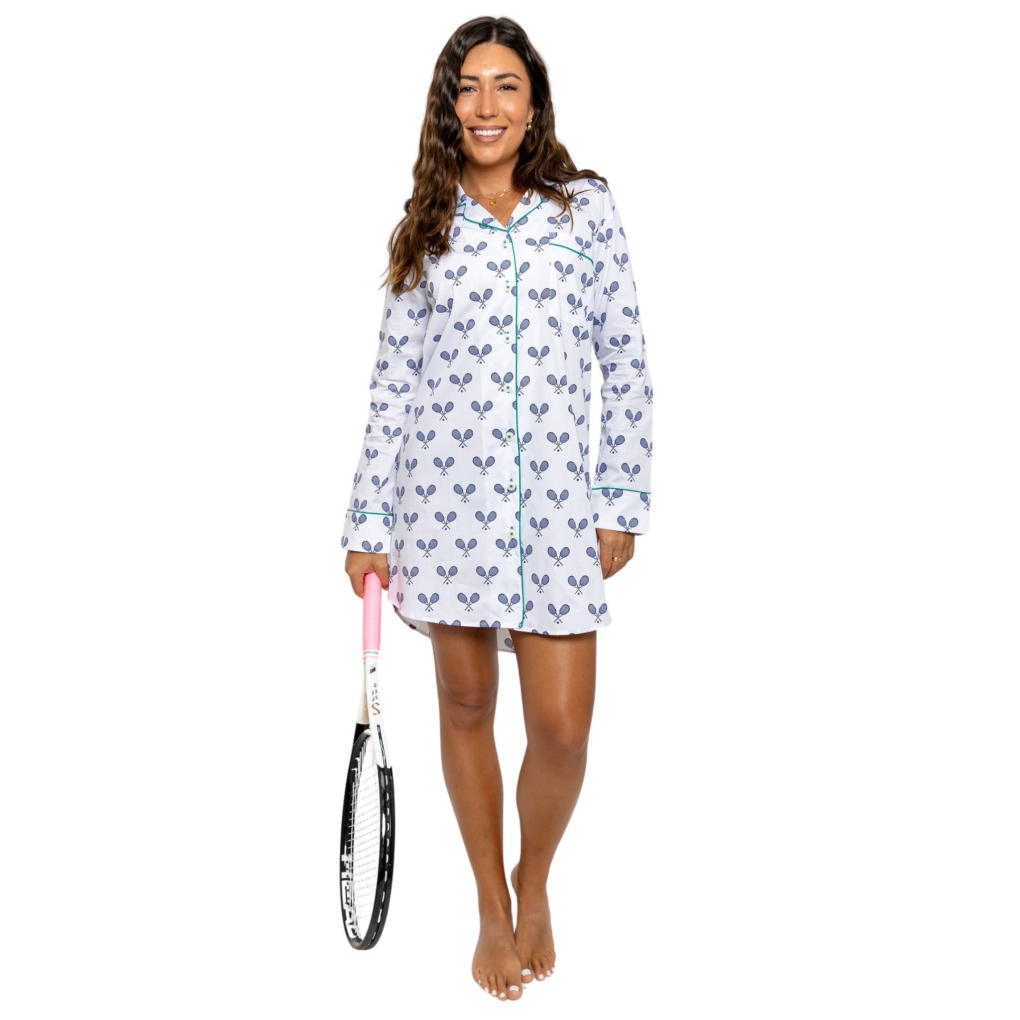 Women's Tennis Navy Night Shirt