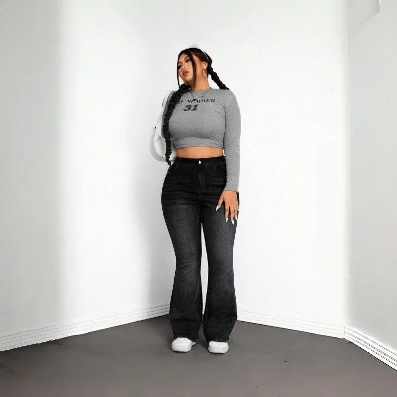 Elastic Plus Size Women&