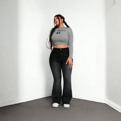 Elastic Plus Size Women&