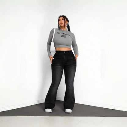 Elastic Plus Size Women&