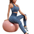 Leopard Peach Hip Seamless Yoga Pants Sports Plus Size Bra Fitness Wear Yoga Wear Women&