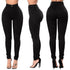 Autumn European and American style fashionable black high elasticity small foot plus size hip lifting women&