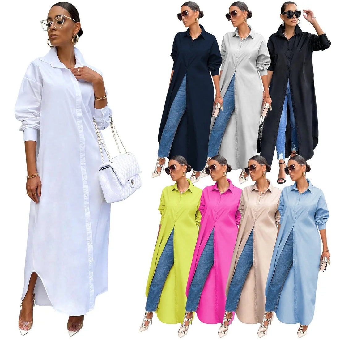 Casual Dresses Women Clothes Plus Size Fashion Girls&