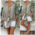 Cotton Linen Shirts Plus Size Women&