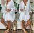 Cotton Linen Shirts Plus Size Women&