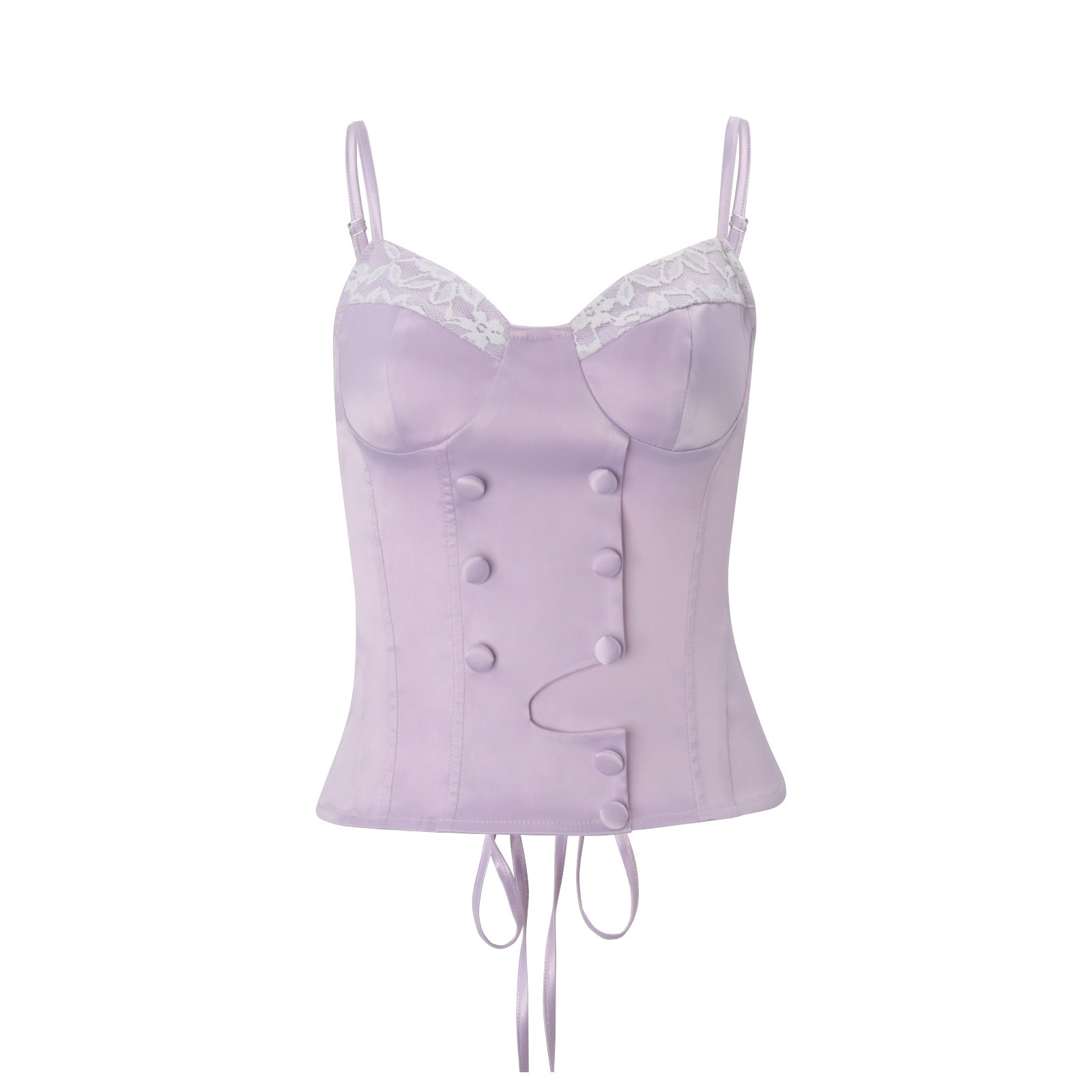 Womens Tight-fitting Waist-cinching Camisole Top 4