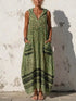 Full Size Sleeveless Hooded Leopard Print Maxi Dress 2