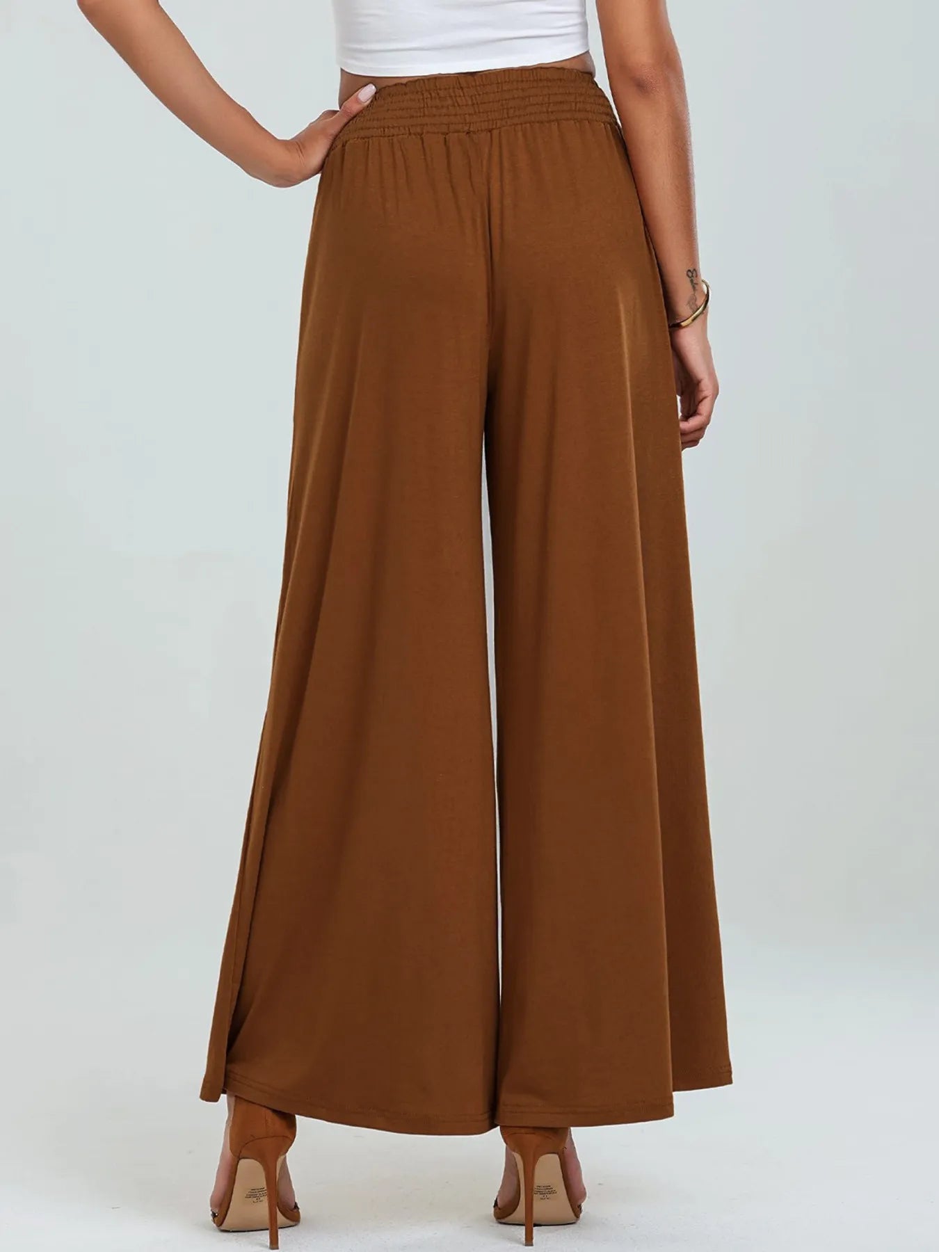 Wide Leg Pants with Pockets 2