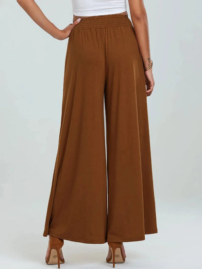 Wide Leg Pants with Pockets 2