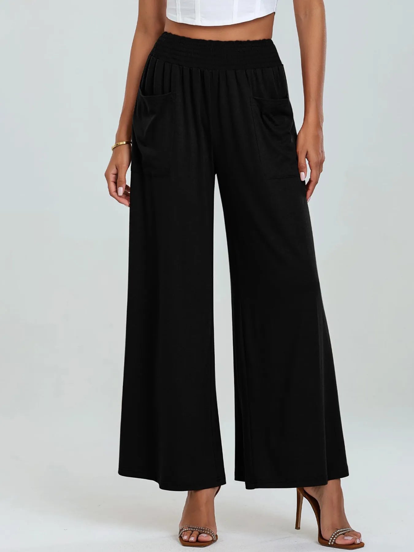 Wide Leg Pants with Pockets16