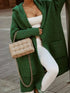 Full Size Hooded Knit Open Front Cardigan Plus Size10