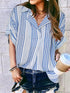 Full Size Collared Neck Half Sleeve Shirt 7