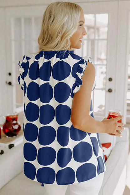 Polka Dot Ruffled Cami B