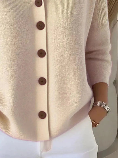 Full Size Button-Down Knit Cardigan Plus Size 8